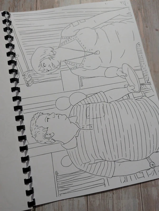 Gavin and Stacey inspired colouring book