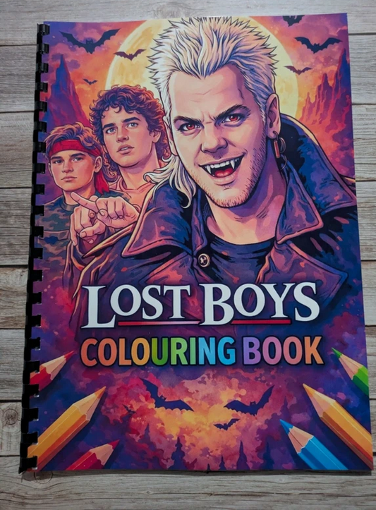Lost Boys inspired colouring book