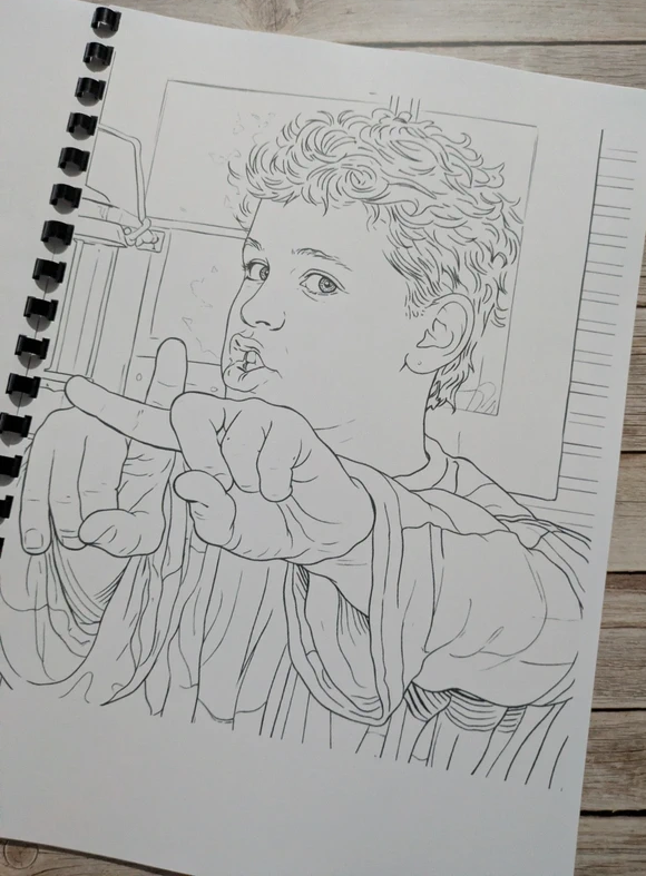 Lost Boys inspired colouring book