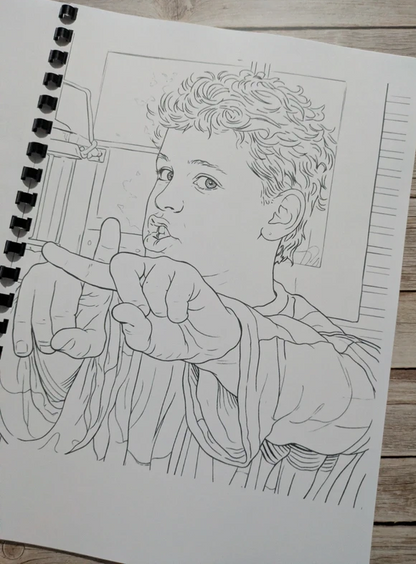 Lost Boys inspired colouring book