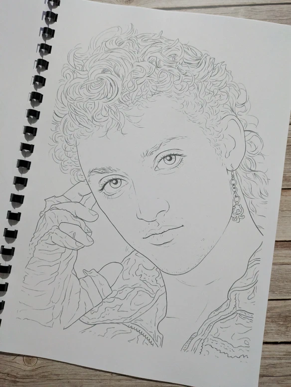 Lost Boys inspired colouring book