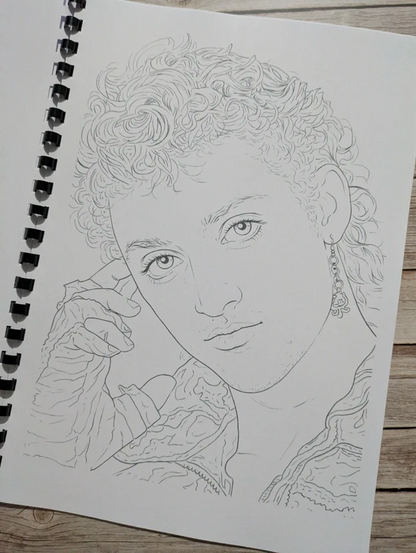 Lost Boys inspired colouring book