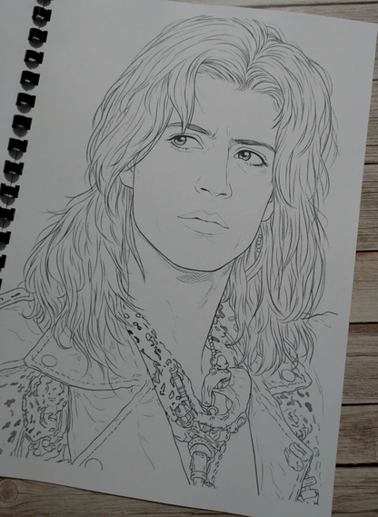 Lost Boys inspired colouring book