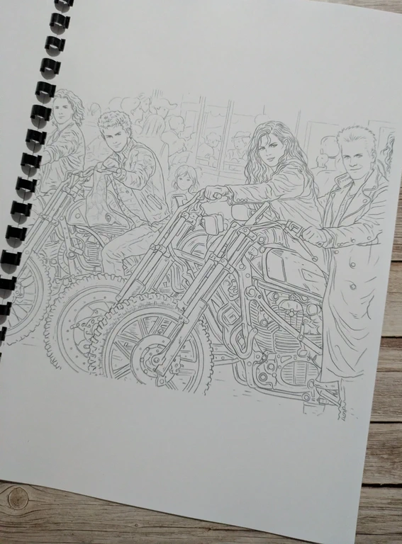 Lost Boys inspired colouring book