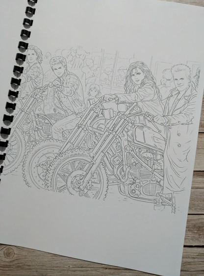 Lost Boys inspired colouring book