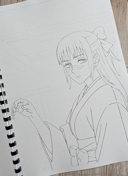 Jujutsu Kaisen inspired colouring book