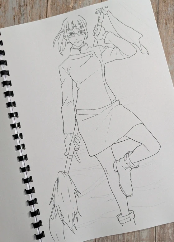 Jujutsu Kaisen inspired colouring book