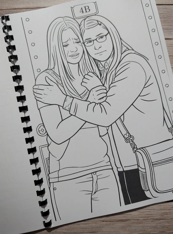 The Big Bang Theory inspired colouring book