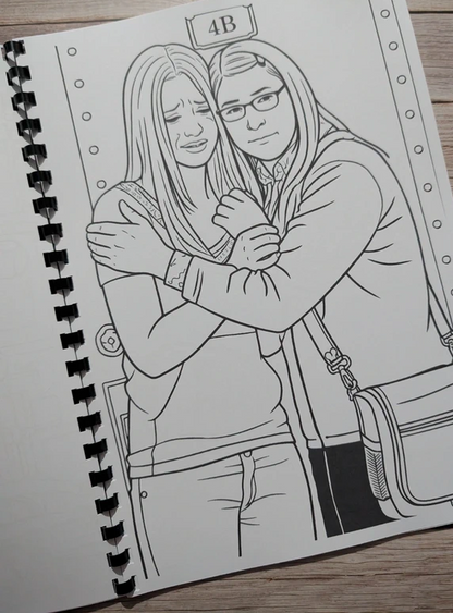 The Big Bang Theory inspired colouring book