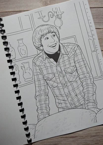 The Big Bang Theory inspired colouring book
