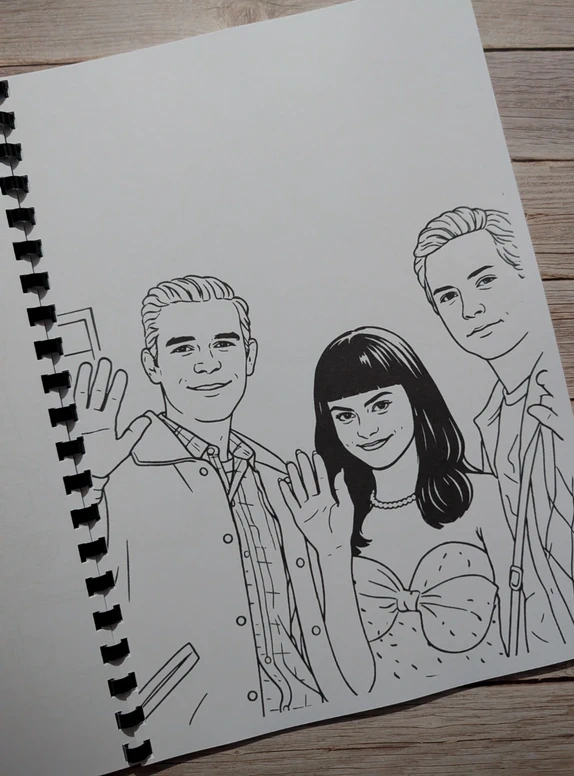 Riverdale inspired colouring book
