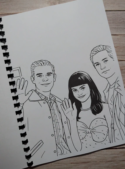 Riverdale inspired colouring book