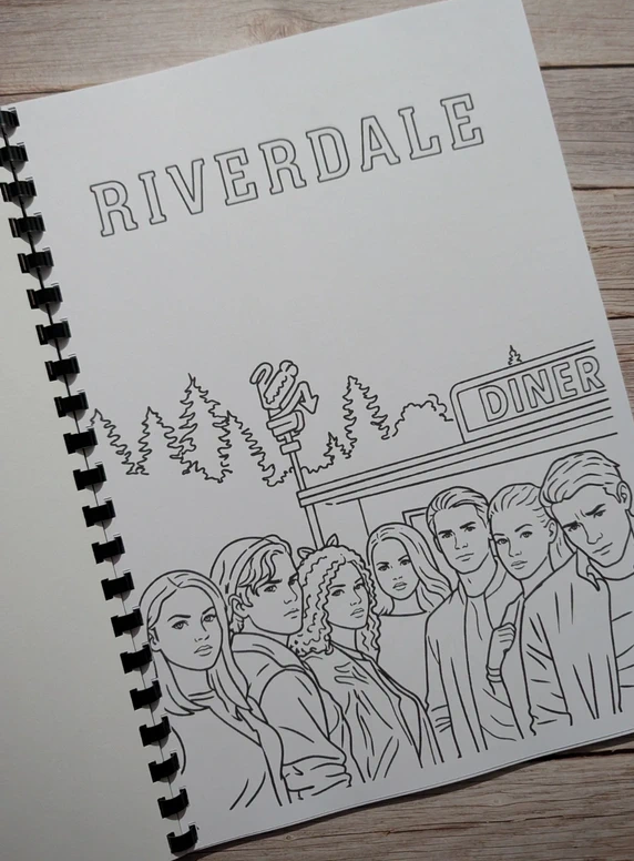 Riverdale inspired colouring book