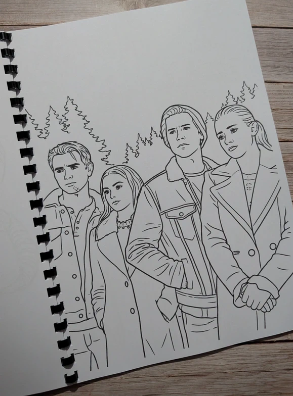Riverdale inspired colouring book