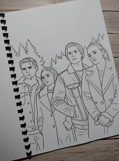 Riverdale inspired colouring book