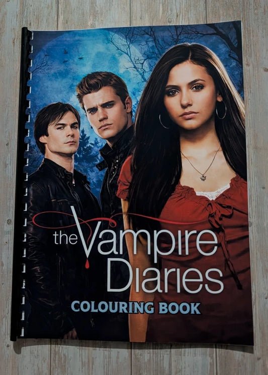 Vampire Diaries inspired colouring book