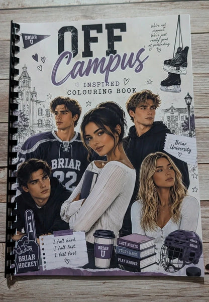 Off Campus Inspired Colouring Book