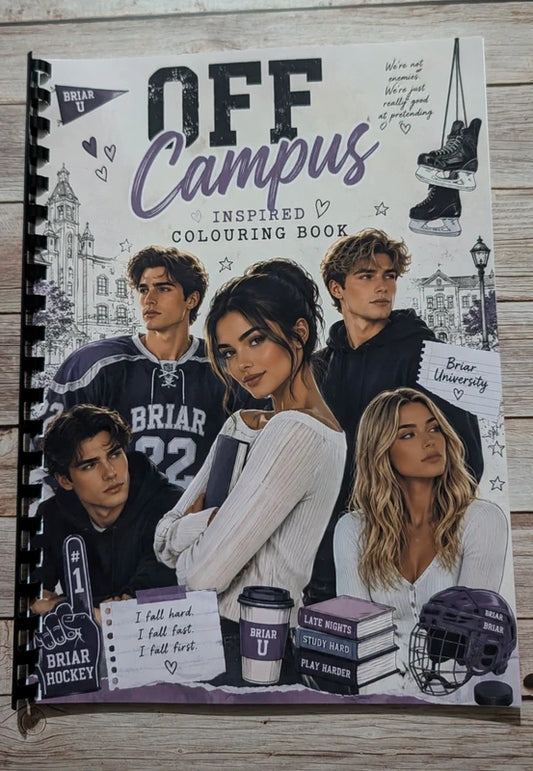 Off Campus Inspired Colouring Book