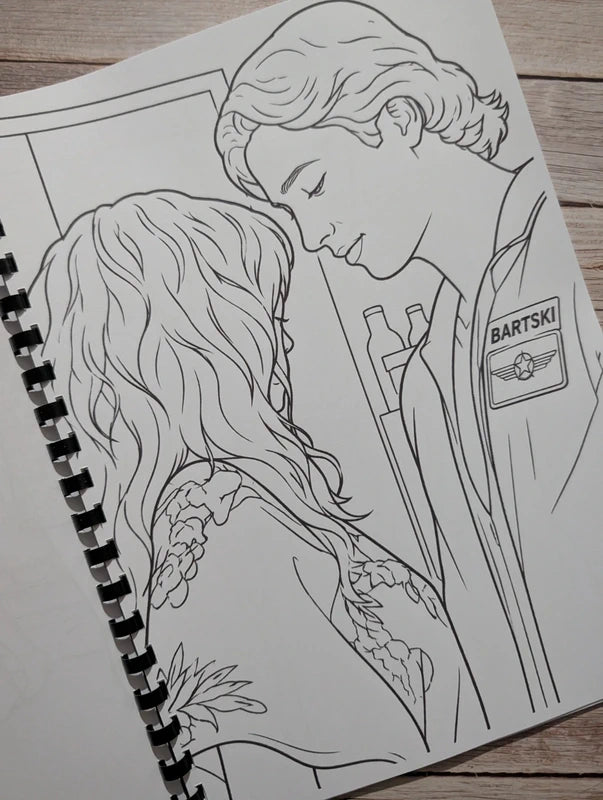 Off Campus Inspired Colouring Book