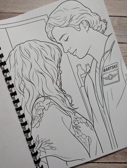 Off Campus Inspired Colouring Book