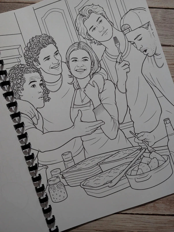 Off Campus Inspired Colouring Book