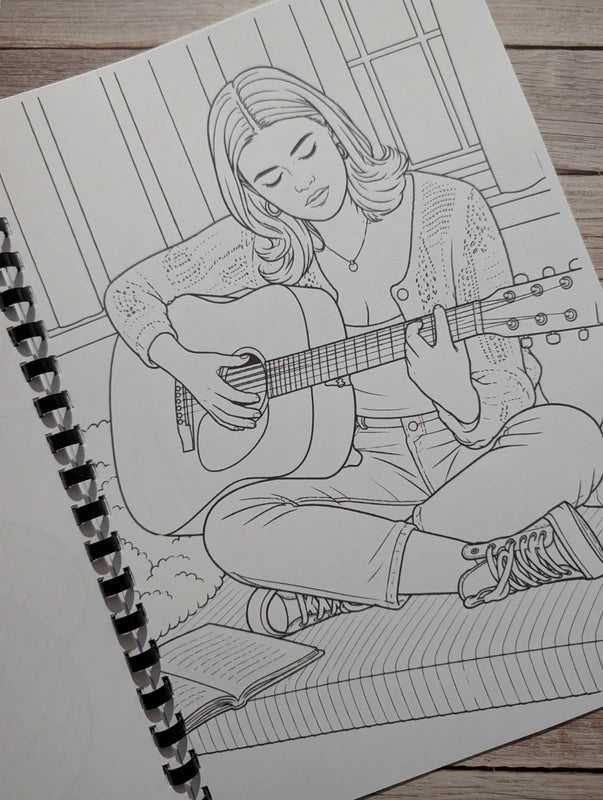 Off Campus Inspired Colouring Book