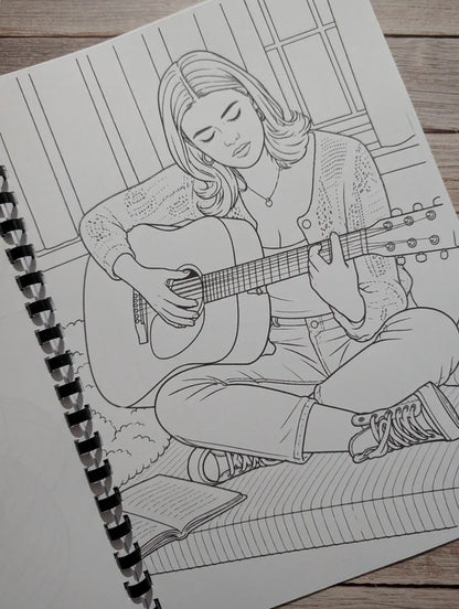 Off Campus Inspired Colouring Book