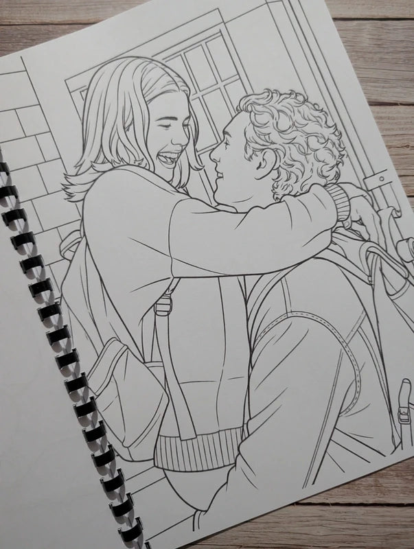 Off Campus Inspired Colouring Book