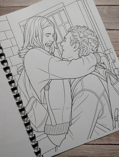 Off Campus Inspired Colouring Book