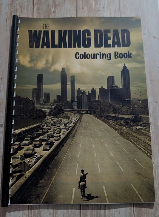 The Walking Dead inspired colouring book