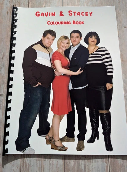 Gavin and Stacey inspired colouring book