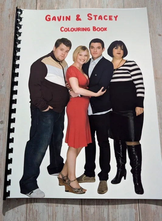 Gavin and Stacey inspired colouring book