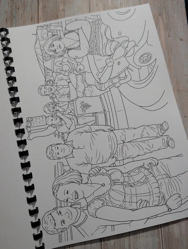 Gavin and Stacey inspired colouring book