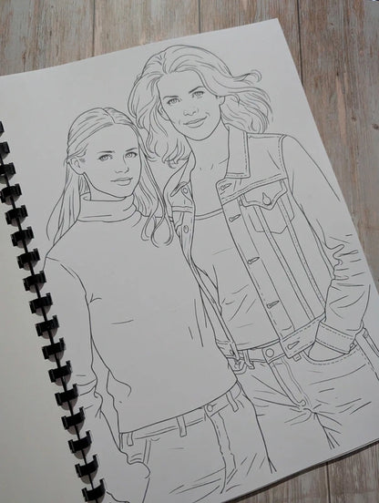 Gilmore Girls inspired colouring book