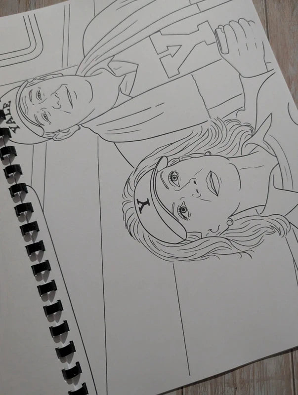 Gilmore Girls inspired colouring book