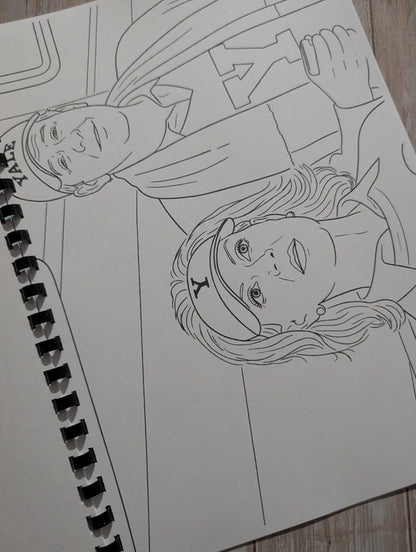 Gilmore Girls inspired colouring book