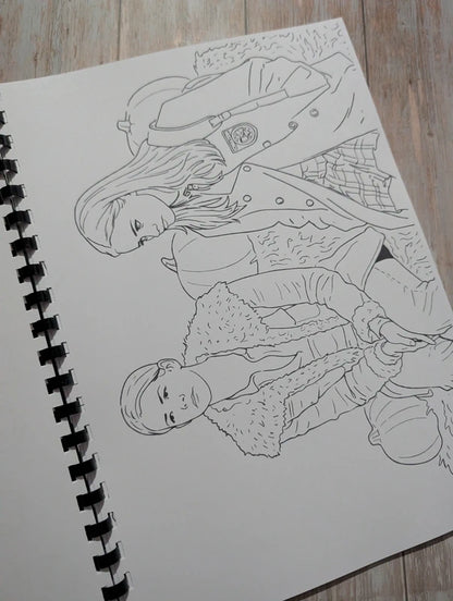Gilmore Girls inspired colouring book