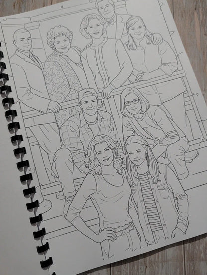 Gilmore Girls inspired colouring book
