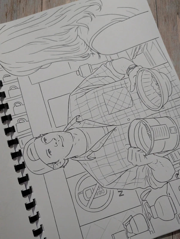 Gilmore Girls inspired colouring book