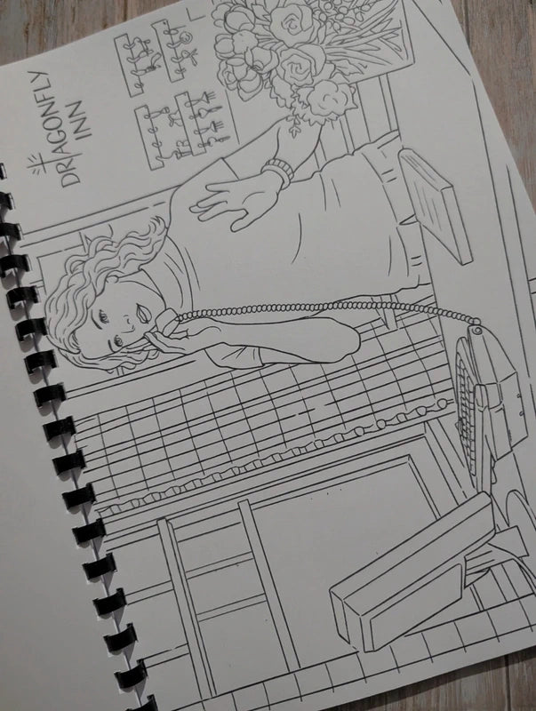 Gilmore Girls inspired colouring book