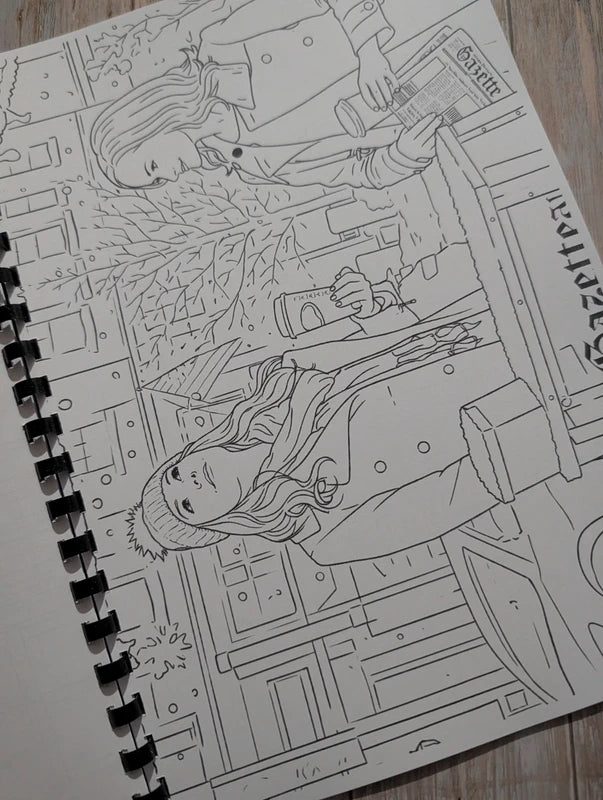 Gilmore Girls inspired colouring book