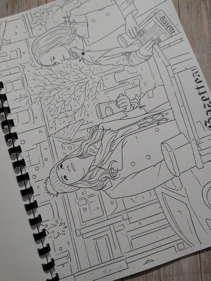 Gilmore Girls inspired colouring book
