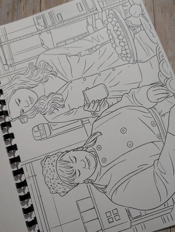 Gilmore Girls inspired colouring book
