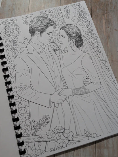 Twilight inspired colouring book