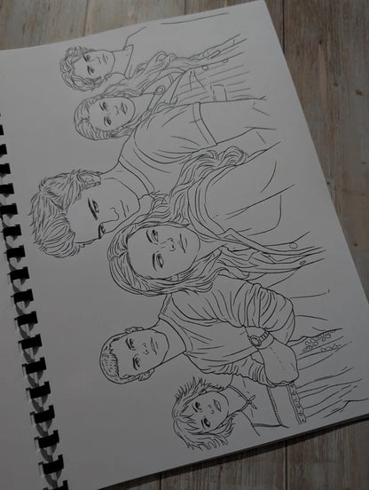 Twilight inspired colouring book