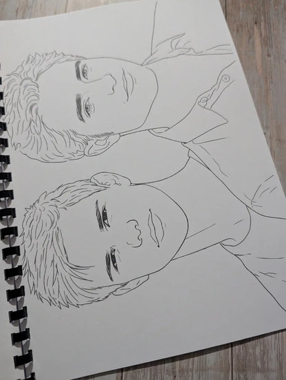 Twilight inspired colouring book