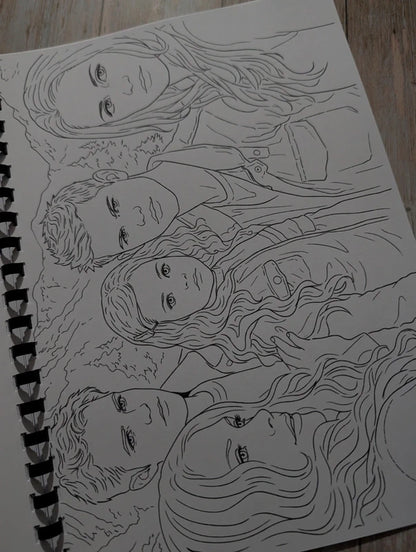 Twilight inspired colouring book