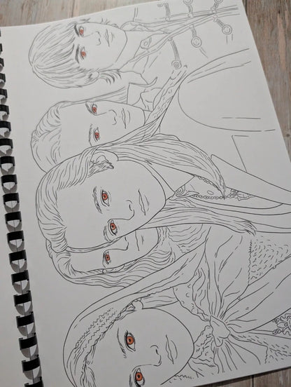 Twilight inspired colouring book