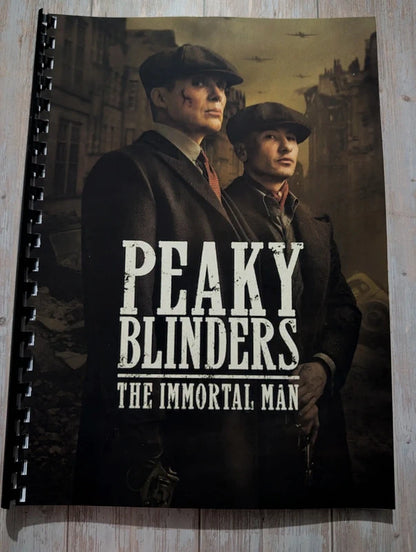 Peaky Blinders inspired colouring book