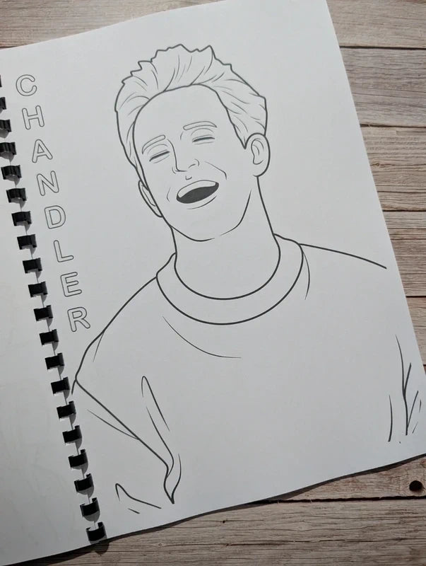 Friends inspired colouring book
